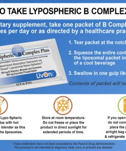Lypo–Spheric B Complex Plus – 30 Packets – 195 mg B Vitamins, Minerals & Cinnamon Per Packet – Liposome Encapsulated for Improved Absorption – 100% Non–GMO 10 81OKMI6SFpL