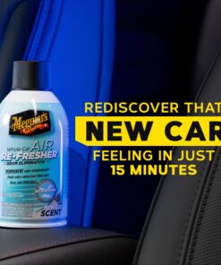Meguiar's Whole Car Air Refresher, Odor Eliminator Spray Eliminates Strong Vehicle Odors, New Car Scent - 2 Oz Spray Bottle 2 Fl Oz (Pack of 1) 20 81OLaoq5qoL