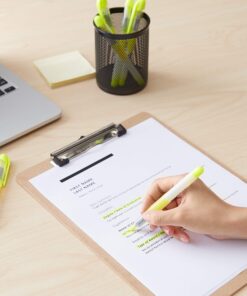 Amazon Basics Liquid Ink Highlighters - Chisel Tip, Yellow, 12-Pack 16 81OMgRGtXTL