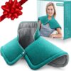 IZZUBIZ Heating Pad Gifts for Women Mom Men Dad, Electric Weighted Heating Pads for Neck Shoulder Back Cramps and Leg Pain Relief for Mothers Day Fathers Day from Daughter Son Christmas Birthday