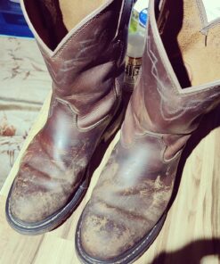 Jobsite Premium Leather Boot & Shoe Polish Cream - Restores, Conditions & Polishes - 3 oz Medium Brown 38 81ONL4 4PIL