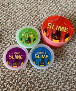 NATIONAL GEOGRAPHIC Mega Slime Kit & Putty Lab - 4 Types of Slime Plus 4 Types of Putty Including Magnetic Putty, Slime Kit for Boys and Girls, Sensory Putty Toy & Science Kit (Amazon Exclusive) 45 81OPJMY2l6L