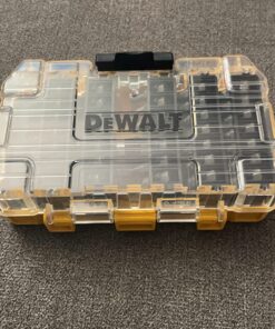 DEWALT Screwdriver Bit Set with Tough Case, 45-Piece (DW2166),Grey/Silver Screwdriving Set With Tough Case 45-Piece Screwdriving Set 42 81OQj AbL1L