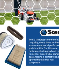 Stens Air Filter 102-442 Compatible with Kawasaki FR651V, FR691V, FR730V, FS481V-FS691V, FS730V and FX600V 11013-0726, 11013-0752, 11013-7047, 11013-7049, 11029-0031, 99999-0384, 21548000 11 81ORChCCwYL 1