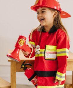Melissa & Doug Fire Chief Role Play Costume Dress-Up Set (6 pcs) Standard Packaging 25 81ORkH5IbyL