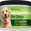 Pet Ultimates Probiotics for Dogs – 22-Species Dog Probiotics for Dog Digestive Support & Dog Antibiotics Recovery – Skin and Coat Supplement for Dogs Enhances Vitality – Dog Health Supplies (137 gr) 56 81ORw58FASL