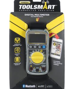 General Tools TS04 ToolSmart Bluetooth Connected Digital Multimeter, Auto-Ranging with NCV Detector, CAT III 600V Safety Rated 9 81OUDflRLVL