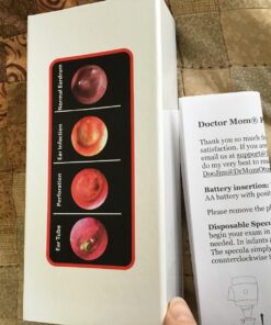 【Lifetime Warranty】4th Generation Doctor Mom LED Pocket Pro Otoscope with both Adult and Pediatric Disposable Specula Tips, Battery, and Protective Hard Plastic Case 38 81OUFJvh2EL