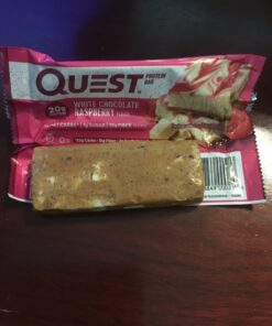Quest Nutrition White Chocolate Raspberry Protein Bars, High Protein, Low Carb, Gluten Free, Keto Friendly, 12 Count 32 81OVNYwC9L