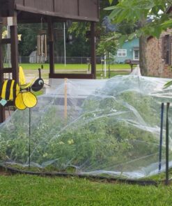 BalsaCircle 54-Inch x 120 feet White Large Net Tulle Fabric by the Bolt - Wedding Party Decorations Sewing DIY Crafts Costumes 33 81OW2j5tRaL