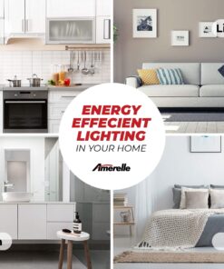 Amerelle Motion Sensor Night Light - LED Plug In Night Light With Sensor That Lights Up When It Auto Detects Motion - Wide 100 Degree Detection Zone - Ideal for Bathroom & Nursery - (73092CC) 1 28 81OYO5LqJqL