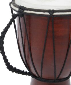 Deco 79 Wood Djembe Sculpture, 7" x 7" x 12", Brown 7" x 7" x 12" 25 81OZVOnPmGL