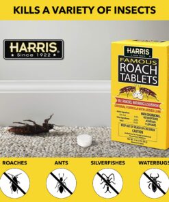 Alternative view of Harris Roach Tablets, Boric Acid Roach Killer with Lure for Insects (4oz, 96 Tablets) 4 oz