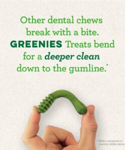 GREENIES TEENIE Natural Dog Dental Care Chews Oral Health Dog Treats Fresh Flavor, 12 oz. Pack (43 Treats) Mint Fresh 43 Count (Pack of 1) 26 81Oc6HG7rEL 1