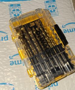 DEWALT Titanium Nitride Coated Drill Bit Set, Pilot Point, 21-Piece (DW1361) 21-Piece Drill Bit Set 28 81Od2jdZ8RL