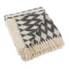 DII California Casual, Colby Southwest Woven Throw, Black & Gray, 50x60 50x60" 33 81OeN78Li2L
