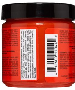 MANIC PANIC Psychedelic Sunset Hair Dye - Classic High Voltage - Semi Permanent Hair Color - Radiant, Fiery Orange Shade - Vegan, PPD & Ammonia Free for Hair Coloring on Men & Women 4 Fl Oz (Pack of 1) 30 81OjIDCYdQL 2