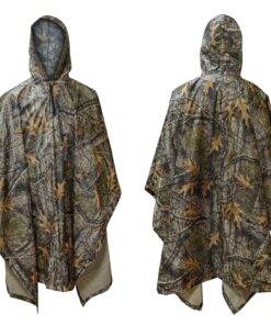 Alternative view of LOOGU Rain Poncho Waterproof Hooded Rain Coat Multi-Use Camo Shelter Ground Sheet for Hunting Camping Hiking One Size Loogu Super Tree Camo