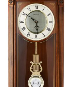 Alternative view of Bulova C4331 Hartwick Chiming Clock, Walnut 29.75 x 14 x 5.5