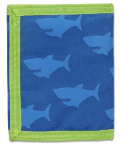 Alternative view of Stephen Joseph, Kids Unisex Wallet, Toddler Wallet for Boys and Girls with Applique Designs, Screen Printed Wallet with Zippered Coin Pocket, Shark