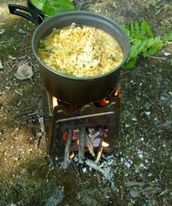 Bisgear 16pcs Camping Cookware Backpacking Stove Mess Kit – Camping Cooking Set - Camping Pots and Pans Set - Camping Accessories Equipment - Backpacking Supplies Survival Gear Black 58 81Omz69gL