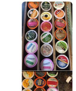 Crazy Cups Flavored Coffee Pods Variety Pack, Fully Compatible With All Keurig Flavored K Cups Brewers, Coffee Sampler, 40 Count 40 81OnI8j8gVL