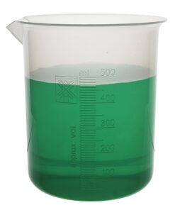 5 Piece Premium Laboratory Plastic Beaker Set, Made of High Clarity Polypropylene with Raised Graduations, 50 mL, 100 mL, 250 mL, 500 mL, and 1000 mL (Autoclavable) 18 81OnLfXxeyL