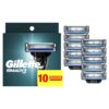 Gillette Mach3 Razor Refills for Men, 10 Razor Blade Refills Blue 10 Count (Pack of 1) 24 81OnOVGkHXL