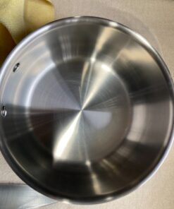 Duxtop Whole-Clad Tri-Ply Stainless Steel Saucepan with Lid, 3 Quart, Kitchen Induction Cookware 3 Qt 39 81OoZ32D3xL