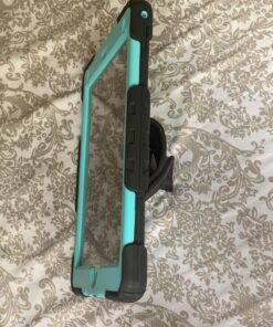 SEYMAC Stock iPad 6th/5th Generation Case with Screen Protector, 360 Rotating Stand, Drop-Proof Protection, Compatible with iPad 6th/5th/Air 2/Pro 9.7 in SkyBlue+Black 40 81OpIZ6difL