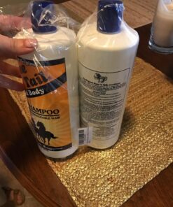 Mane 'N Tail Shampoo & Conditioner Combo Set (32 oz Each) For Horses and Humans For A "Down to the Skin" Cleansing and Conditioning 32 Fl Oz (Pack of 2) 34 81OsKJc5ZJL