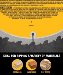 DEWALT 12-Inch Miter Saw Blade, Crosscutting, Tungsten Carbide, 80-Tooth, 2-Pack (DW3128P5) Saw Blade 2 Pack, 12 In., 80 T 18 81Ot4YwQVkL