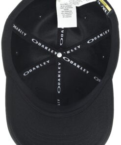 Oakley Mens Tincan Cap Hat, Black/Carbon Fiber Small-Medium Blackout/Pure Gold 5 81OtMf24s5L