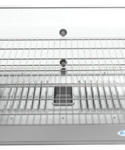 Alternative view of KoolMore 22" Commercial 2 Shelf Countertop Food Warmer Display Case - 1.5. cu ft., Silver, Model:HDC-1.5C 1.5 cu. ft.