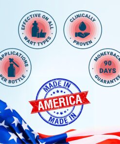 Warticide Fast-Acting Wart Remover - Plantar and Genital Wart Removal, Attacks Warts On Contact, Easy Application (1 Fluid Ounce) 1 Fl Oz (Pack of 1) 22 81Oup xmMuL