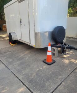 Moonet PVC Leather Spare Tire Wheel Cover for Car Truck SUV Camper Trailer Universal Fit RV JP FJ, R15 Black (for Overall Wheel Diameter 27-29 inch) 15 inch for Tire Diameter 27"-29" 47 81OwqmUNZaL