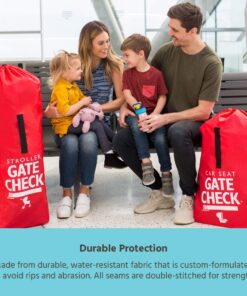 J.L. Childress Gate Check Bag - Air Travel Bag - Fits Convertible Car Seats, Infant carriers & Booster Seats, Red 26 81Ox0nvT9nL