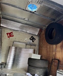 Ez-cool Vehicle Van Car Truck SUV RV Insulation Kit (100 Sq. Ft Insulation, 25' Foil Tape) Heat and Sound Automotive Insulation for Restoration Projects 16 81OxQ55ZQL