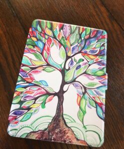 Fintie Slimshell Case for 6" Kindle Paperwhite 2012-2017 (Model No. EY21 & DP75SDI) - Lightweight Protective Cover with Auto Sleep/Wake (Not Fit Paperwhite 10th & 11th Gen), Love Tree 44 81Oz7kv6xcL 1