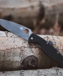 Spyderco Resilience Folding Pocket Knife with 4.20" 8Cr13MoV Stainless Blade and G-10 Handle - PlainEdge - C142GP 34 81P0QymQ4GL