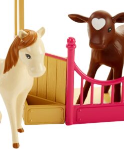 Barbie Careers Farm Vet Doll & Playset 14 81P1Bho69L