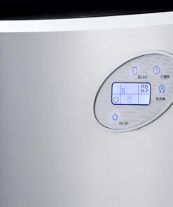 Newair Portable Ice Maker 50 lb. Daily, 12 Cubes in Under 7 Minutes - Compact Countertop Design - 3 Size Bullet Shaped Ice - for Kitchen/Office/RV/Bar - Stainless Steel 28 81P2gs 3XL