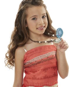 Disney Princess Disney Moana Necklace Light Up Magical Seashell Heart of Te Fiti 31 81P3dgzltwL