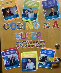 Carson Dellosa 152 Piece 4 Inch Colorful Chalkboard Bulletin Board Letters for Classroom, Uppercase Alphabet Letters, Numbers, Punctuation & Symbols, Cutout Letters for Bulletin Boards 32 81P3tQwF2L