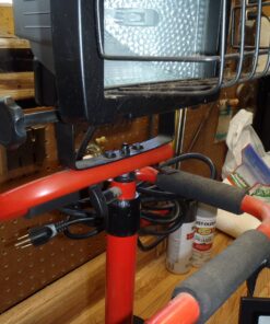 GLORIOUS-LITE 50W LED Work Light, 5000LM LED Flood Lights, 400W Equivalent, IP66 Waterproof, 16ft 5m Cord with Plug, 6500K, Adjustable Working Lights for Workshop Garage, Construction Site 8.22*6.02*7.09inch 44 81P4 8F6d0L