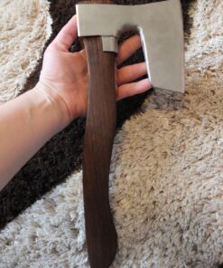 mapsyst Stainless Steel Bearded Axe/Hatchet Metal Guard Custom Made Handle 13 81P4pEYmZcL