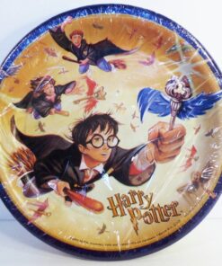 Harry Potter and The Sorcerer's Stone Flying Keys 8.75" Party or Luncheon Plates