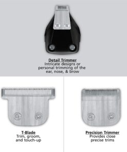 Wahl PowerPro Corded Detailer Trimmer Kit for Mens Grooming – for Beard, Mustache, Stubble, Ear, Nose, & Body Grooming – Model 9686 18 81P7FjSmpAL