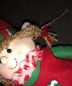 Elf Plush Christmas Stuffed Dolls, Set of 2 - 12" Boy and Girl Elves Holiday Cute Plush Shelf Toys - Fun Kids Buddy Figurine Decorations, Christmas Winter Holiday Party Festive Decor and Gift Exchange 47 81PDze6WH9L