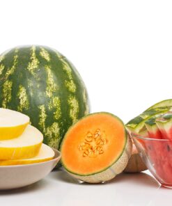 Heirloom Fruit Seeds- Non Hybrid- Real Survival Seeds. Honeydew Green Melon, Banana Melon, Honey Rock Cantaloupe, Watermelon Crimson Sweet, Sugar Baby Watermelon Seeds, Hales Best Jumbo Melon,Non GMO 22 81PEaSFItPL